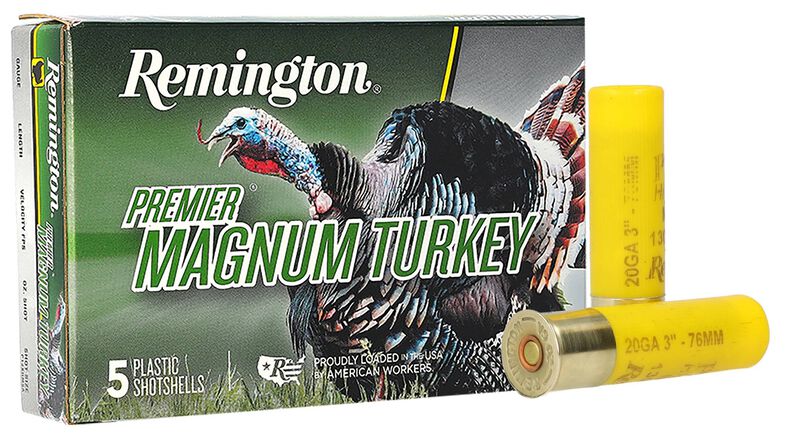 Premier Magnum Turkey, 20 Gauge, 6 Shot, 3 in, 2 oz, 1185 fps