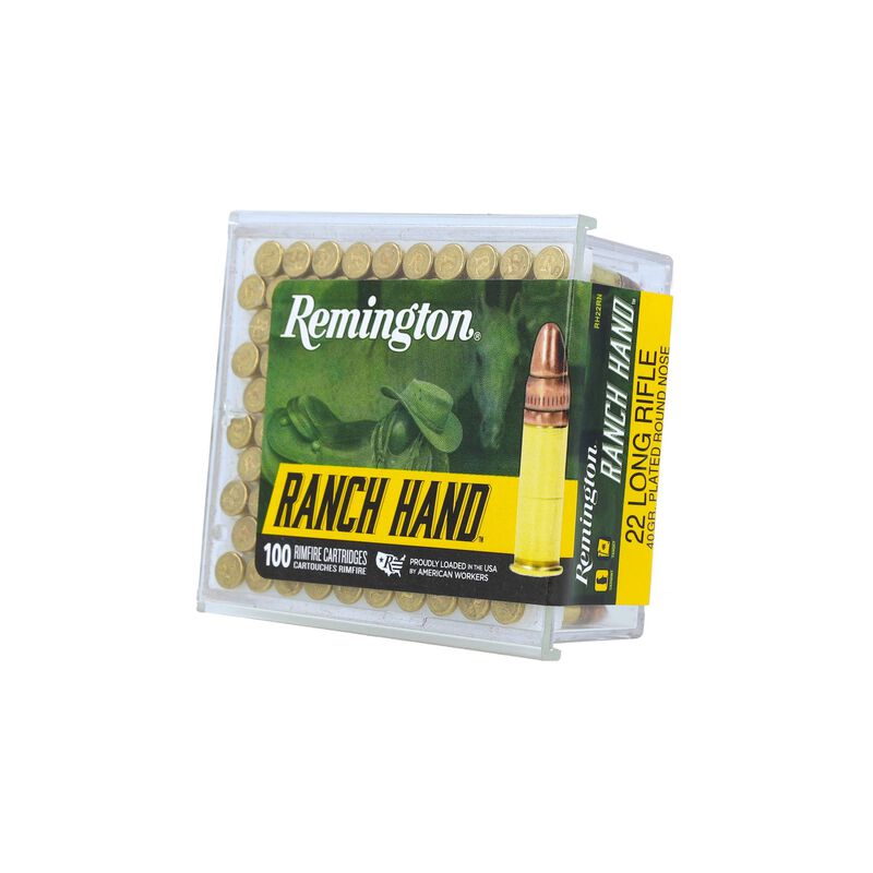 Ranch Hand, 22 LR, 40 Grain, Copper Plated Round Nose, 1255 fps