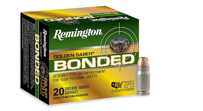Golden Saber Bonded, 357 Sig, 125 Grain, Bonded Brass Jacketed Hollow Point, 1350 fps