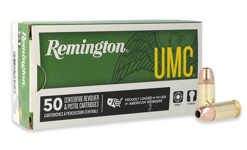 UMC Handgun, 9mm Luger, 115 Grain, Jacketed Hollow Point, 1145 fps