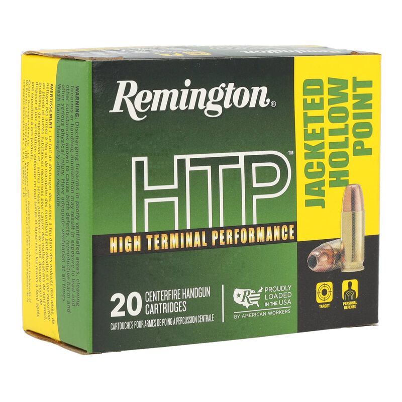 High Terminal Performance, 380 Auto, 88 Grain, Jacketed Hollow Point, 990 fps