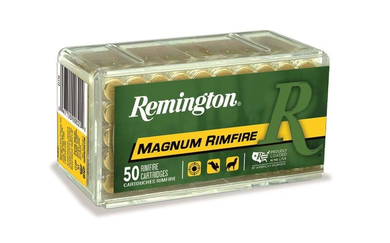 Remington Magnum Rimfire, 17 HMR, 17 Grain, Jacketed Hollow Point, 2550 fps