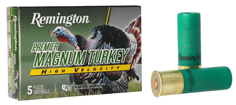 Premier Magnum Turkey High Velocity, 12 Gauge, 4 Shot, 3 in, 1 3/4 oz, 1300 fps