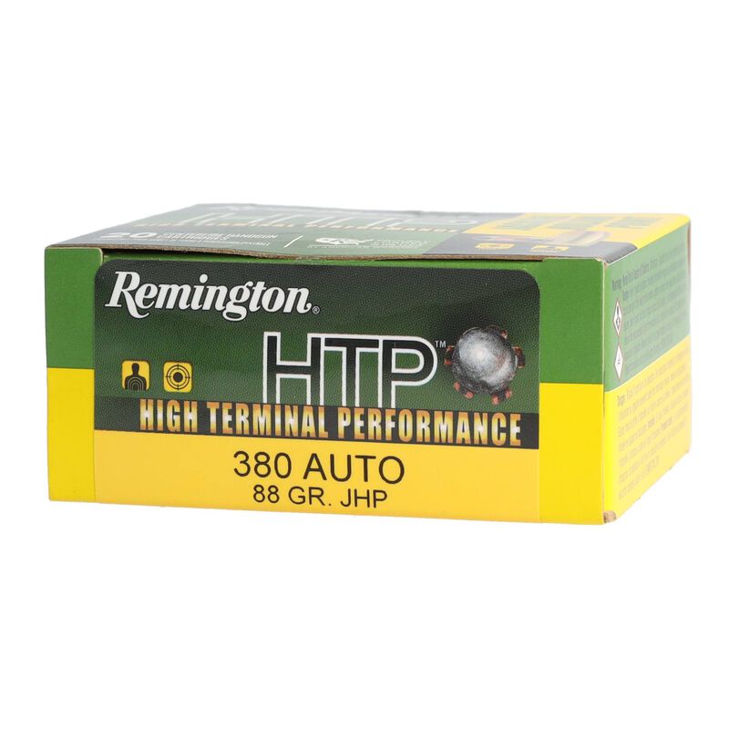 High Terminal Performance, 380 Auto, 88 Grain, Jacketed Hollow Point, 990 fps