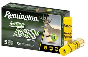 Accutip Sabot Slug, 20 Gauge, 260 Grain, 2-3/4 in, 1850 fps