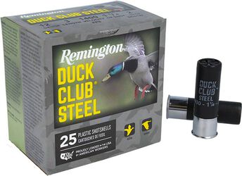 Duck Club Steel, 12 Gauge, 2 Shot, 3 in, 1 1/4 oz, 1400 fps