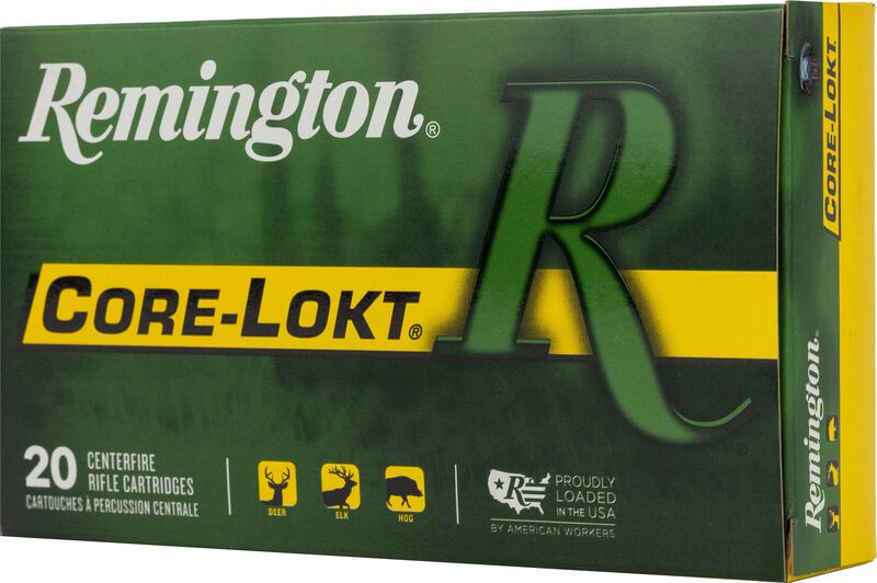Core-Lokt, 30-06 Springfield, 150 Grain, Pointed Soft Point Core Lokt, 2910 fps