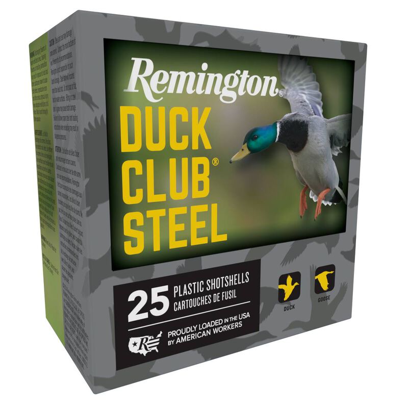 Duck Club Steel, 12 Gauge, 2 Shot, 3 in, 1 1/4 oz, 1400 fps