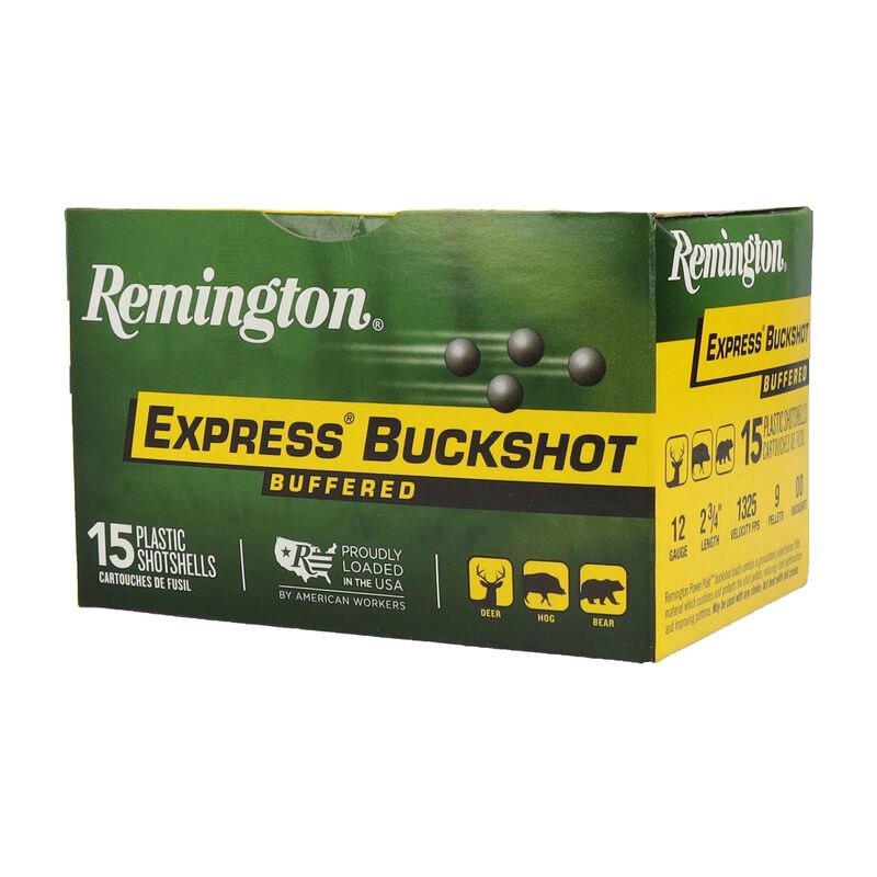 Express Buckshot, 12 Gauge, 00 Buck Shot, 2-3/4 in, 1325 fps