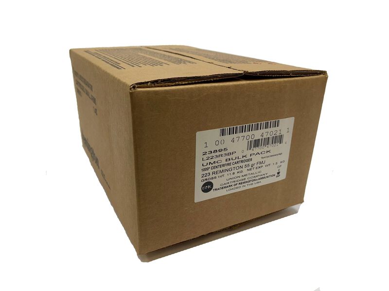 UMC Centerfire Rifle, 223 Rem, 55 Grain, Full Metal Jacket, 3240 fps