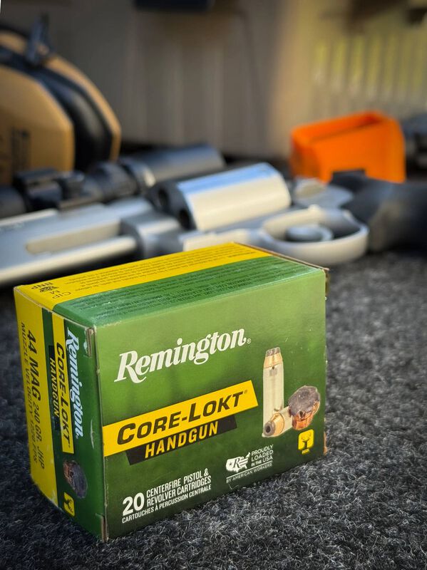 Core-Lokt Handgun, 44 Rem Magnum, 240 Grain, Core-Lokt Hollow Point, 1220 fps