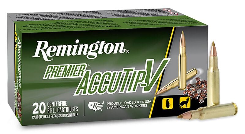 Premier AccuTip-V, 222 Rem, 50 Grain, AccuTip-V, 3140 fps