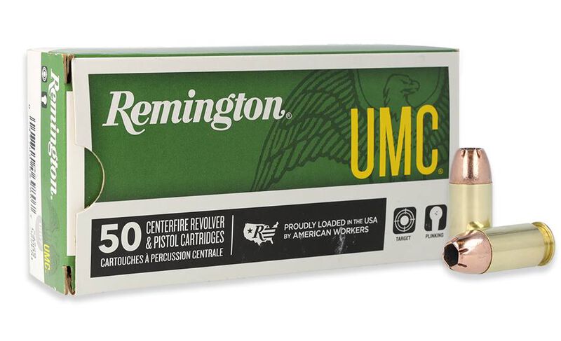 UMC Handgun, 45 Auto, 230 Grain, Jacketed Hollow Point, 835 fps