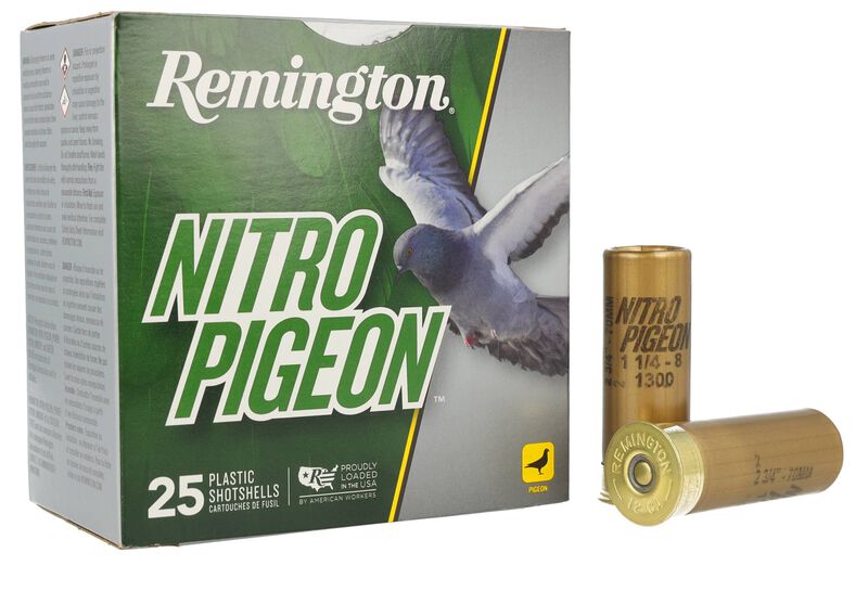 Nitro Pigeon, 12 Gauge, 8 Shot, 2-3/4 in, 1 1/4 oz, 1300 fps