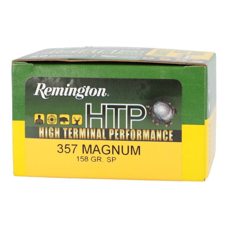 High Terminal Performance, 357 Magnum, 158 Grain, Jacketed Soft Point, 1235 fps