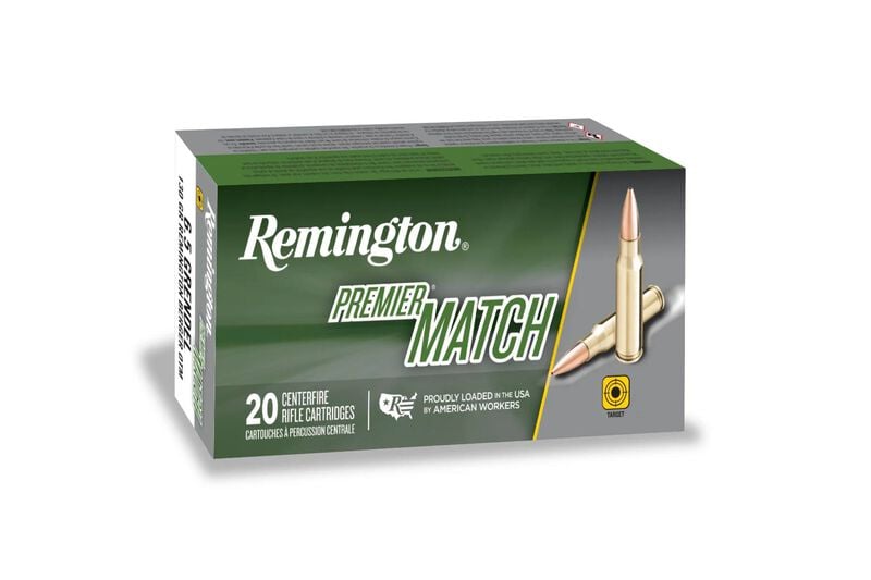 Premier Match, 6.5 Grendel, 130 Grain, Berger Open Tip Match, 2400 fps