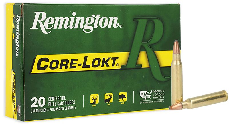 Core-Lokt, 223 Rem, 62 Grain, Core-Lokt Ultra Bonded Pointed Soft Point, 3100 fps