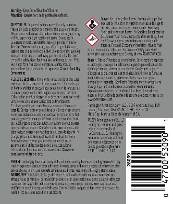 Premier TSS, 410 Bore, 9 Shot, 3 in, 13/16 oz, 1100 fps