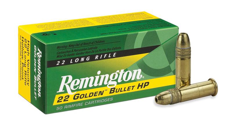 22 Golden Bullet, 22 LR, 36 Grain, Brass Plated Hollow Point, 1280 fps
