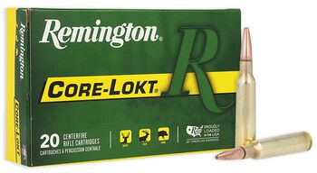 Core-Lokt, 6.5x55 Swedish, 140 Grain, Pointed Soft Point Core Lokt, 2550 fps