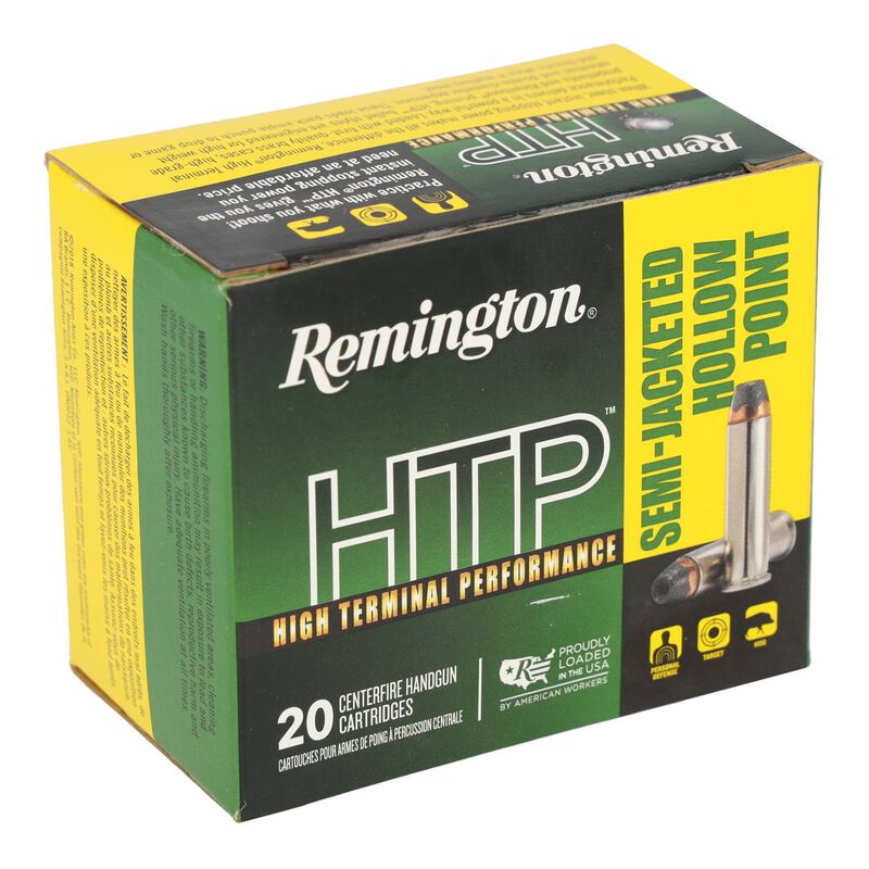 High Terminal Performance, 38 Special +P, 125 Grain, Semi-Jacketed Hollow Point, 945 fps