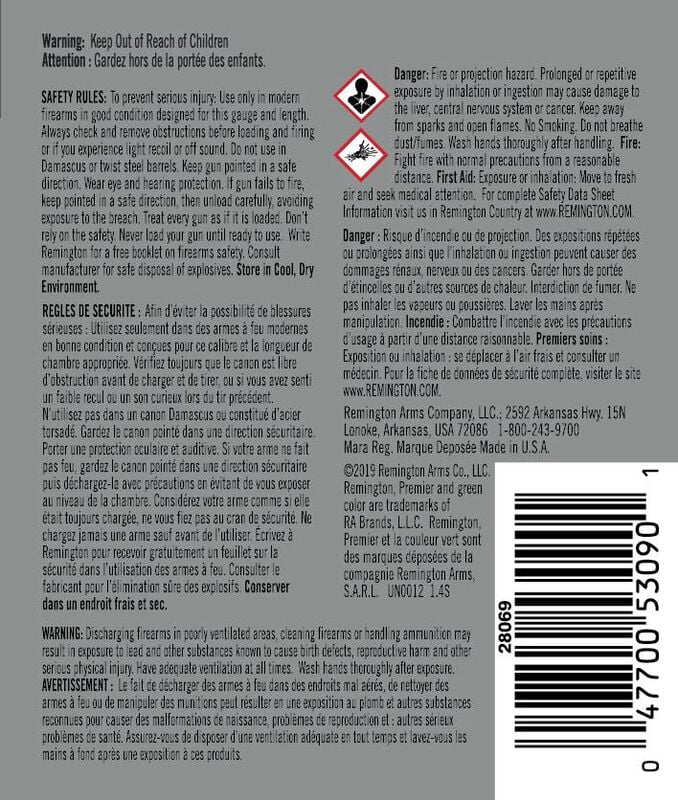 Premier TSS, 410 Bore, 9 Shot, 3 in, 13/16 oz, 1100 fps
