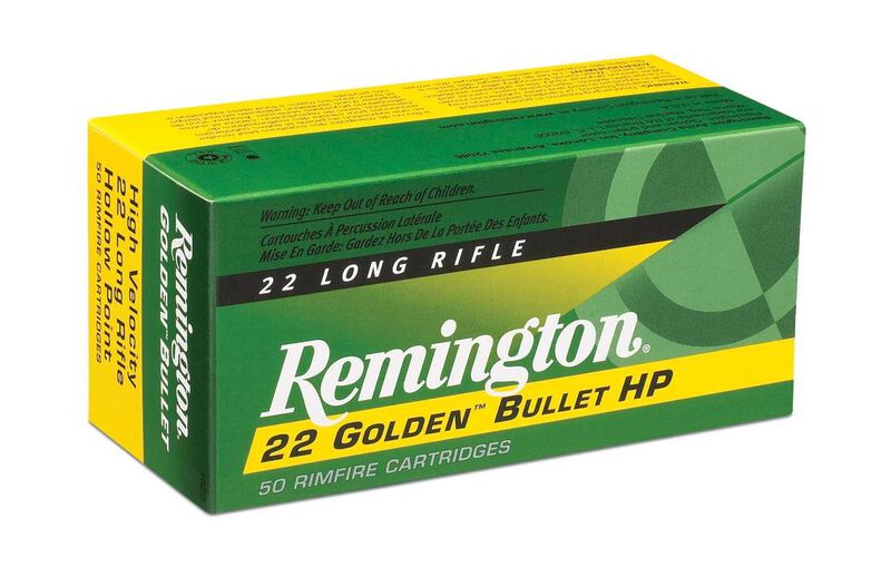 22 Golden Bullet, 22 LR, 36 Grain, Brass Plated Hollow Point, 1280 fps
