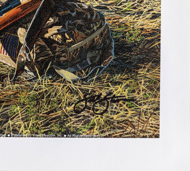 Remington King of the Mountain Print, 20 in. x 30 in., Unframed Canvas