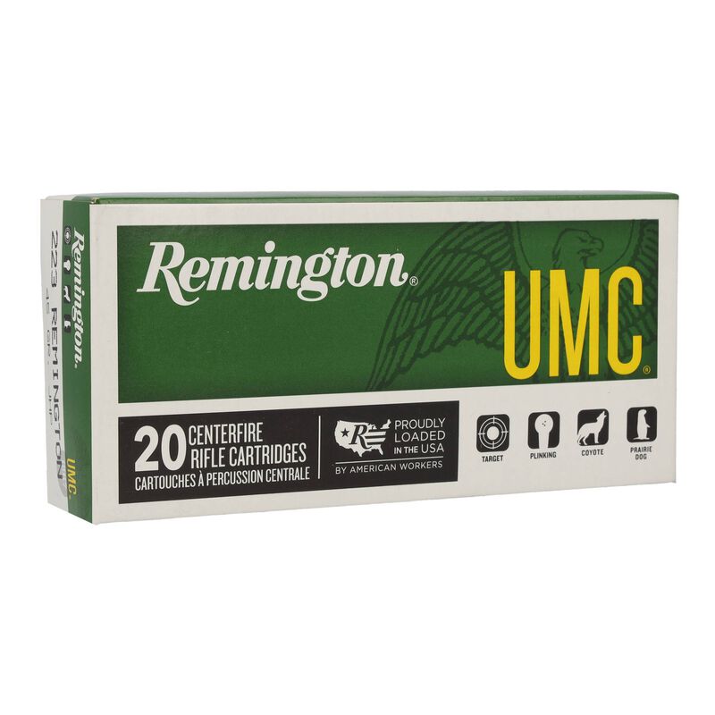 UMC Centerfire Rifle, 223 Rem, 45 Grain, Jacketed Hollow Point, 3550 fps