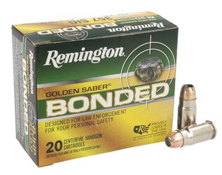 Golden Saber Bonded, 357 Sig, 125 Grain, Bonded Brass Jacketed Hollow Point, 1350 fps