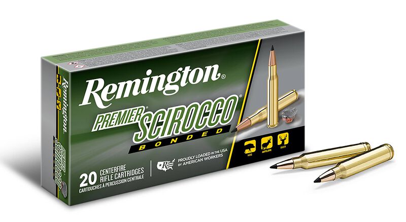 Premier Scirocco, 7mm Rem Mag, 150 Grain, Swift Scirocco Bonded, 3110 fps