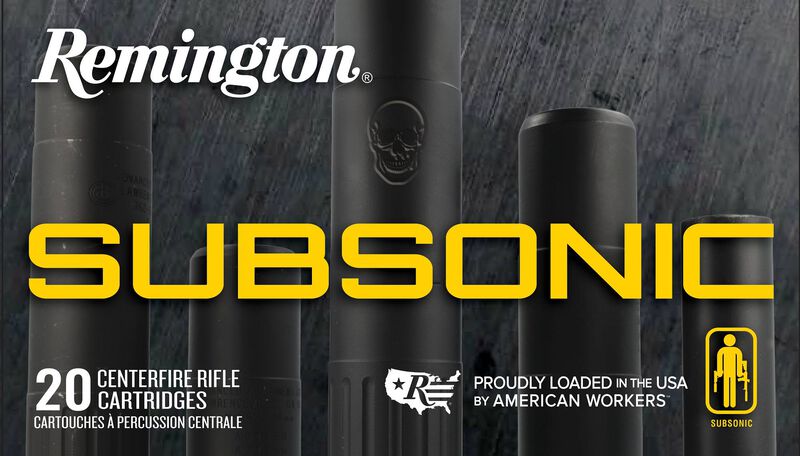 Subsonic Rifle, 308 Win., 205 Grain, Hollow Point, 1050 fps