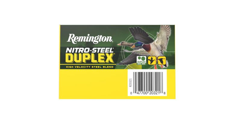 Nitro-Steel Duplex, 12 Gauge, BB and 2 Shot, 3 in, 1 1/4 oz, 1450 fps