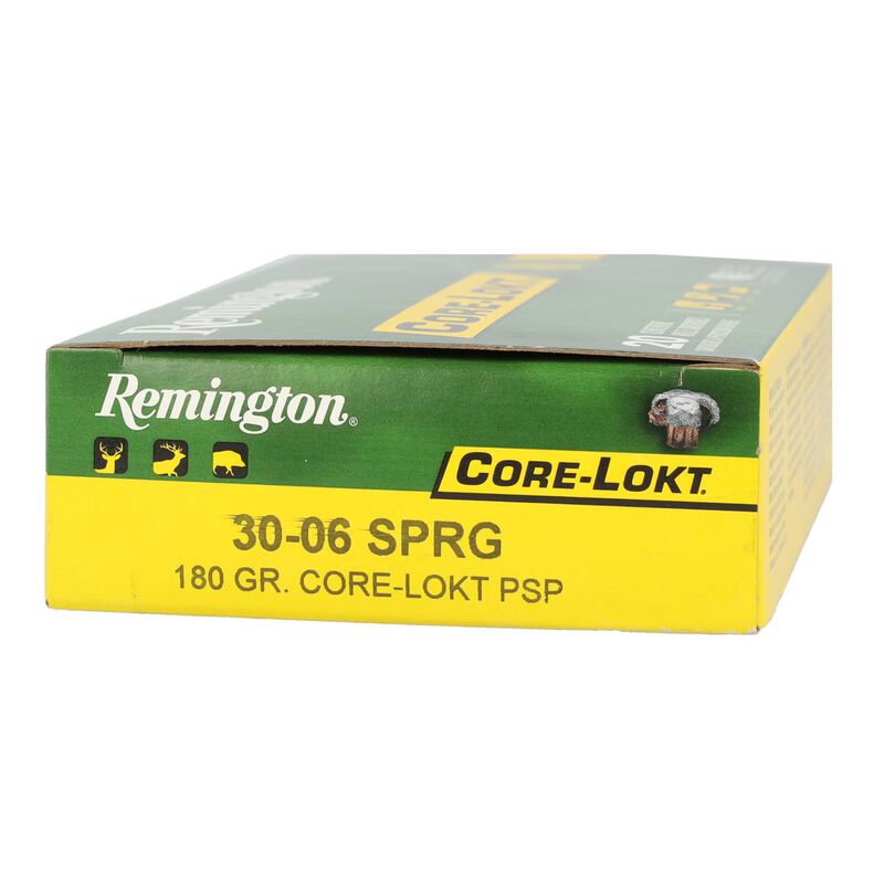 Core-Lokt, 30-06 Springfield, 180 Grain, Pointed Soft Point Core Lokt, 2700 fps