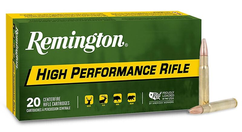 High Performance Rifle, 35 Whelen, 250 Grain, Pointed Soft Point, 2400 fps