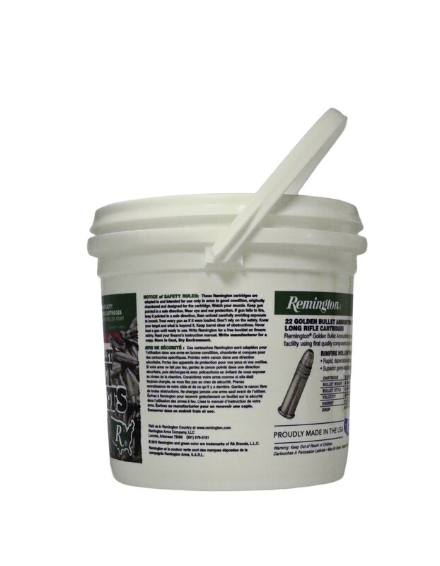 22 Golden Bullet, 22 LR, 36 Grain, Brass Plated Hollow Point, 1280 fps