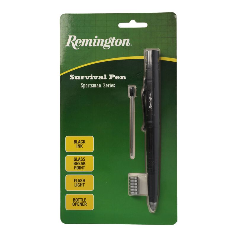 Remington Sportman Survival Pen, Gun Metal Gray, Multi-Tool, Nickel