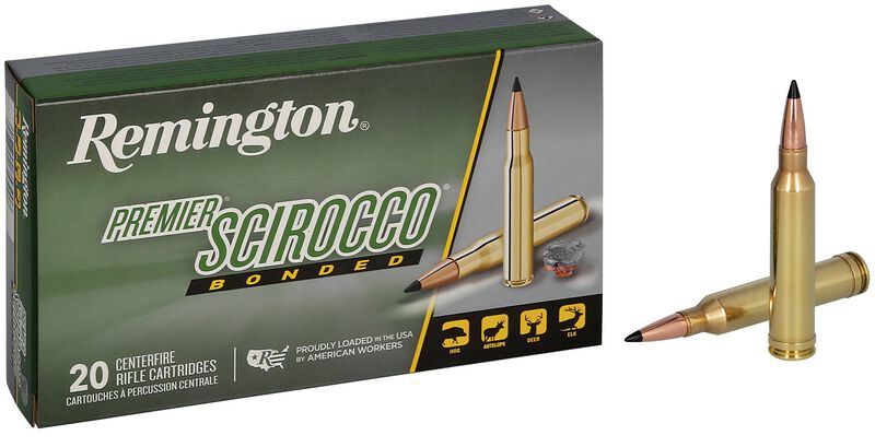 Premier Scirocco, 7mm Rem Mag, 150 Grain, Swift Scirocco Bonded, 3110 fps