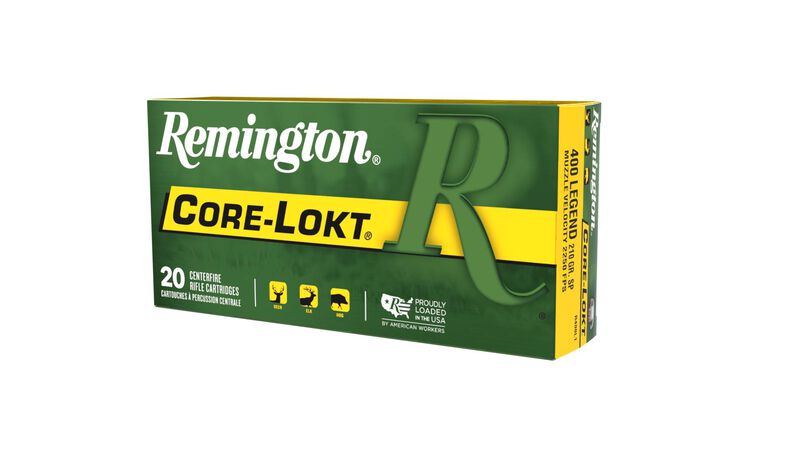 Core-Lokt, 400 Legend, 210 Grain, Soft Point Core Lokt, 2250 fps
