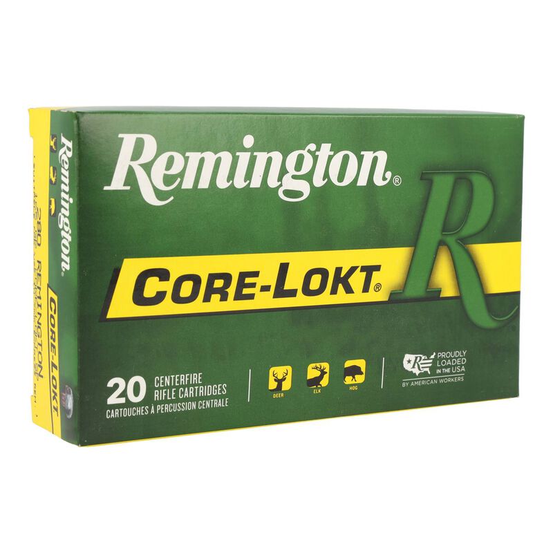 Core-Lokt, 280 Rem, 165 Grain, Core-Lokt Soft Point, 2820 fps