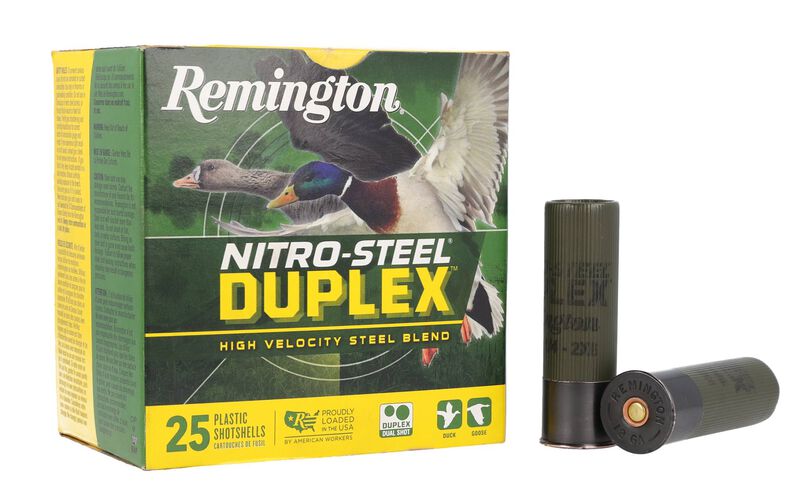 Nitro-Steel Duplex, 12 Gauge, 2 and 6 Shot, 3 in, 1 1/4 oz, 1450 fps