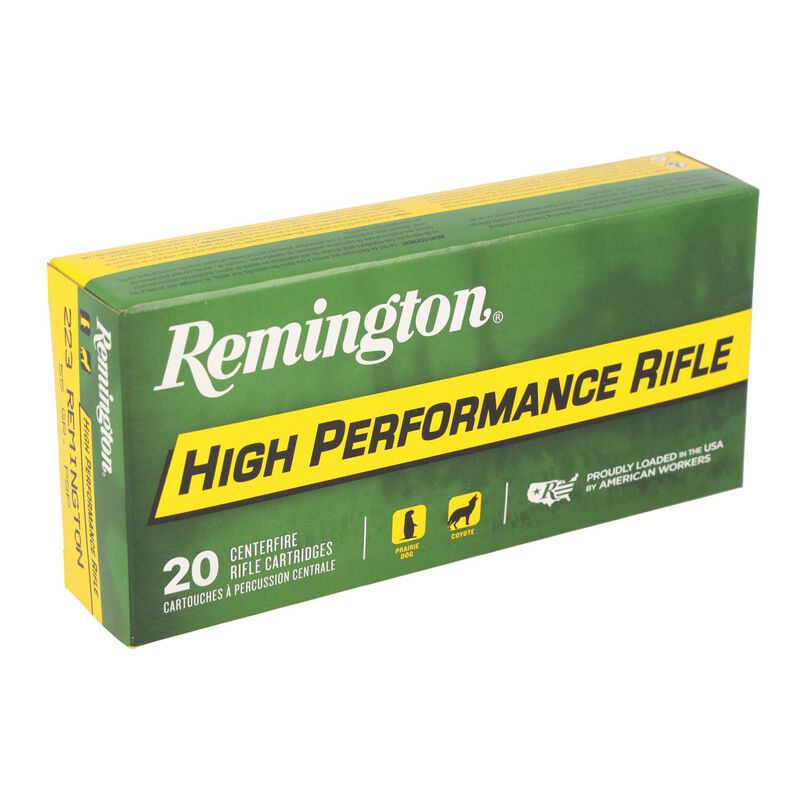 High Performance Rifle, 223 Rem, 55 Grain, Pointed Soft Point, 3240 fps