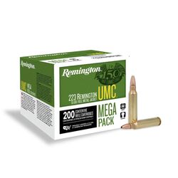 UMC Centerfire Rifle, 223 Rem, 55 Grain, Full Metal Jacket, 3240 fps