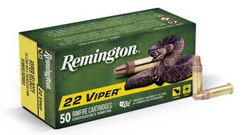 22 Viper&reg;, 22 LR, 36 Grain, Plated Truncated Cone Solid, 1410 fps