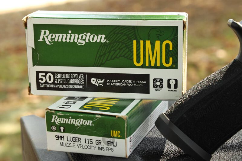 UMC Handgun, 9mm Luger, 115 Grain, Full Metal Jacket, 1145 fps