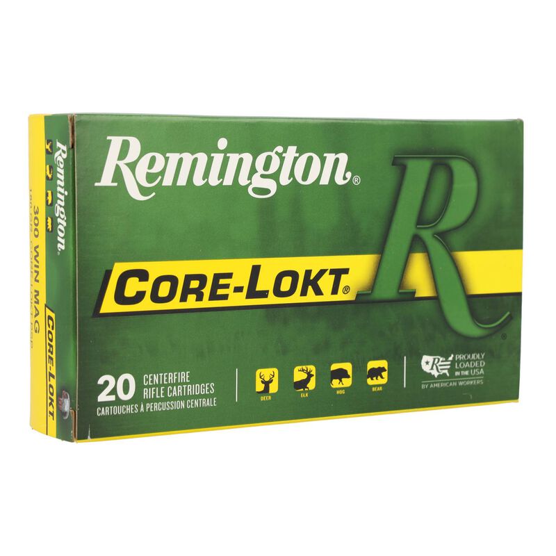 Core-Lokt, 300 Win Mag, 180 Grain, Pointed Soft Point Core Lokt, 2960 fps