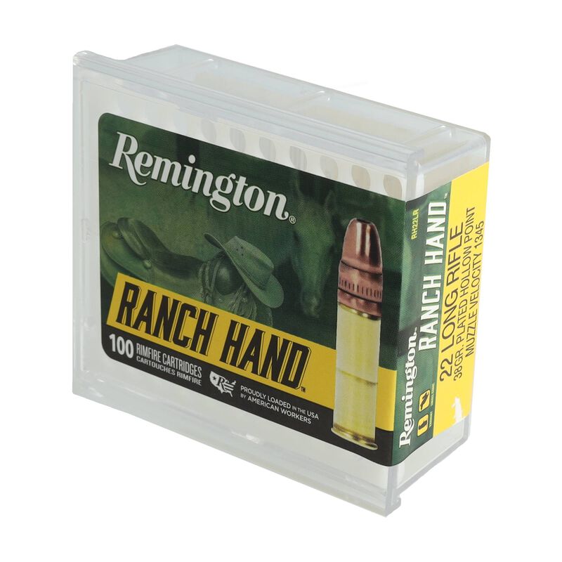 Ranch Hand, 22 LR, 38 Grain, Copper Plated Hollow Point, 1340 fps