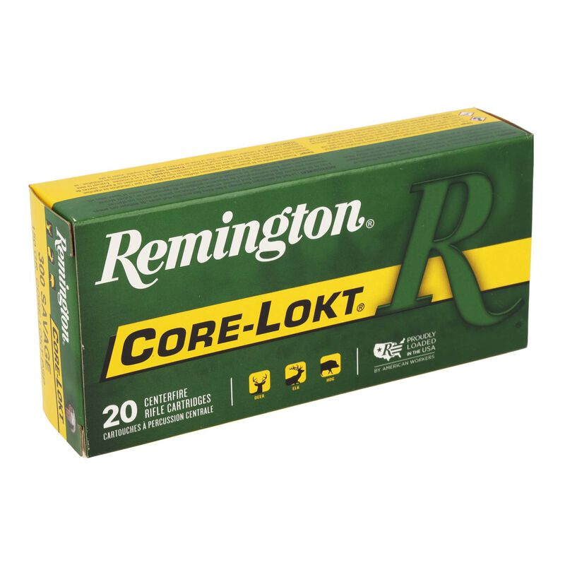 Core-Lokt, 300 Savage, 150 Grain, Pointed Soft Point Core Lokt, 2630 fps