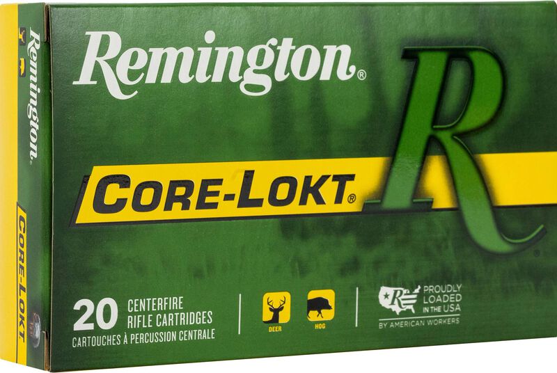 Core-Lokt, 25-06 Rem, 100 Grain, Pointed Soft Point Core Lokt, 3230 fps