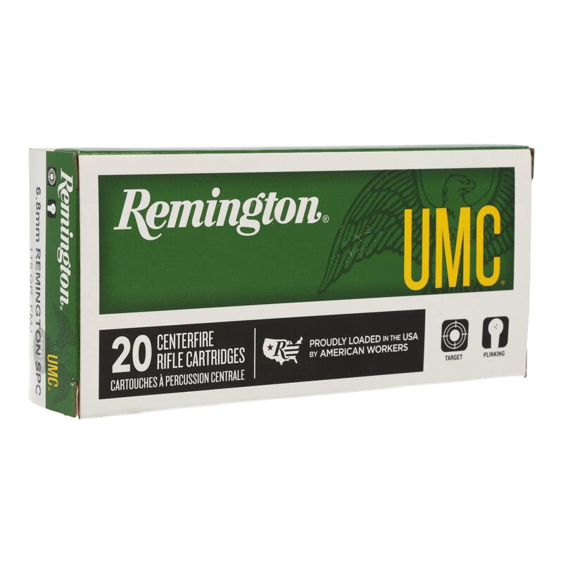 UMC Centerfire Rifle, 6.8 Rem SPC, 115 Grain, Full Metal Jacket, 2625 fps